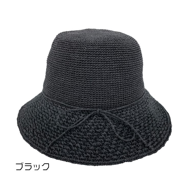 ブラック | コンビ編み ハット | FADEN