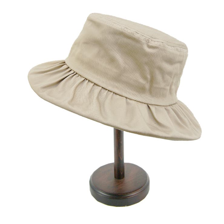 ベージュ | Ruben ギャザーブリムハット | FADEN