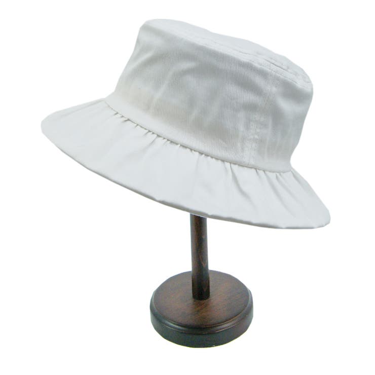 ホワイト | Ruben ギャザーブリムハット | FADEN