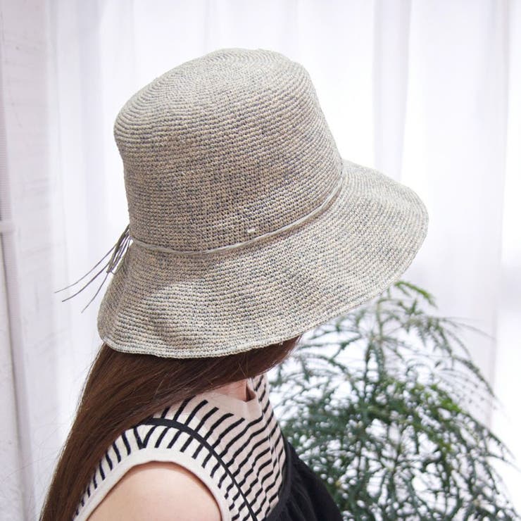 Ruben 細編みMIXペーパー ハット/MIX PAPER HAT | FADEN | 詳細画像3 