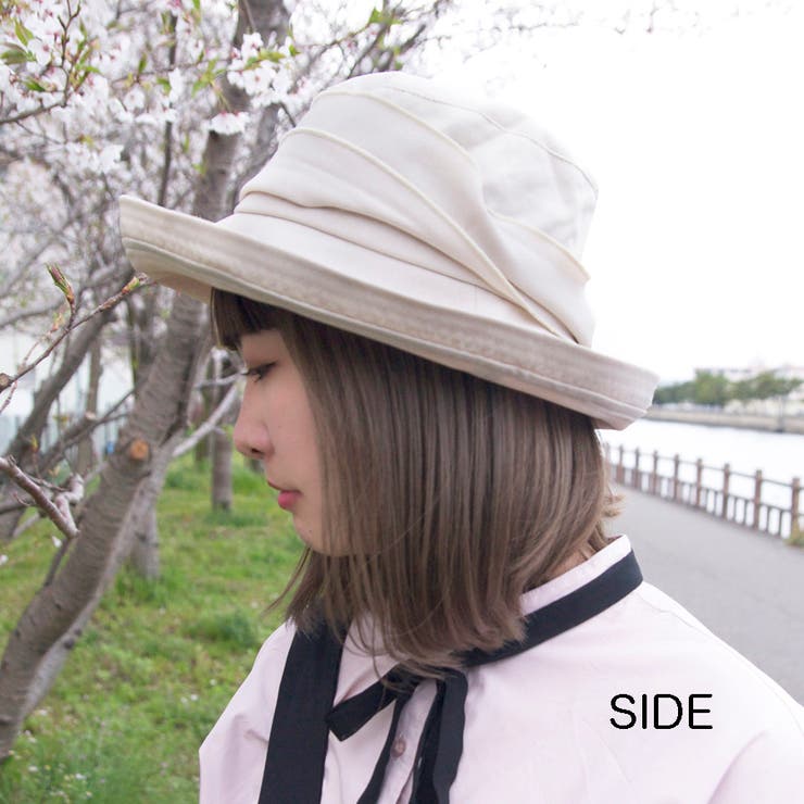 [polcadot]エッジアップ ドレープリボン ハット | FADEN | 詳細画像2 