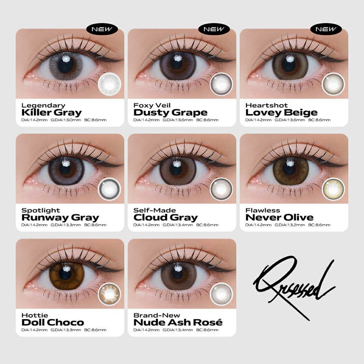 韓国 カラコン ワンデー クラセスト Qrsessed 10枚入り | PONPISH | 詳細画像2 