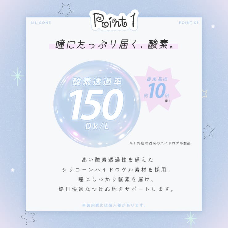 クリア カラコン セット  ロミュ 1day | PONPISH | 詳細画像2 