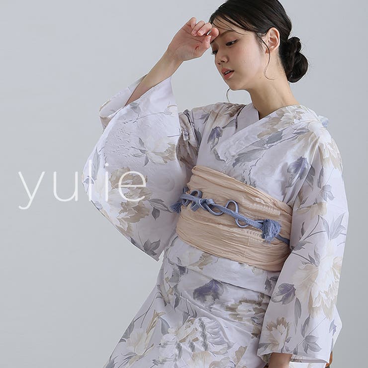 9 レトロフローラルの彩り | 洗える浴衣 レディース 浴衣 | PourVous