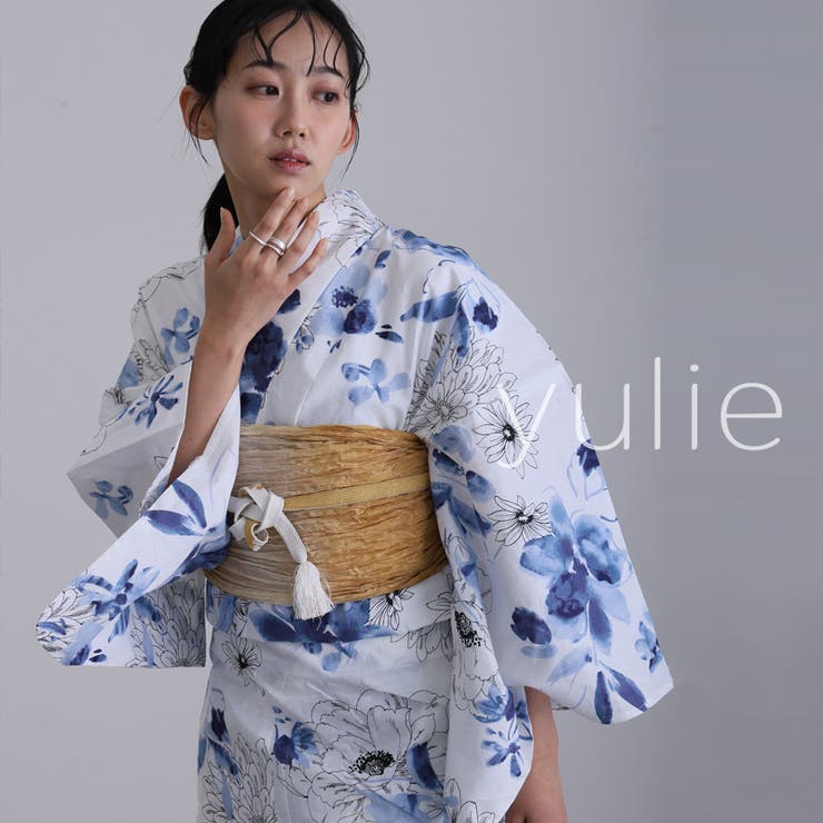 8 水彩青花 | 浴衣 洗える浴衣 レディース | PourVous