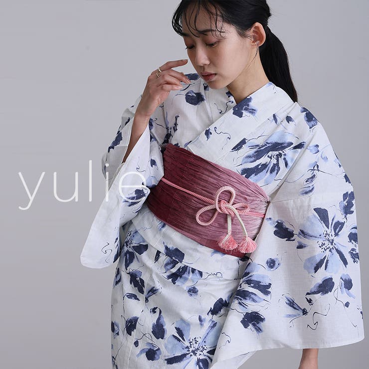 9 水彩牡丹 | 浴衣 洗える浴衣 レディース | PourVous