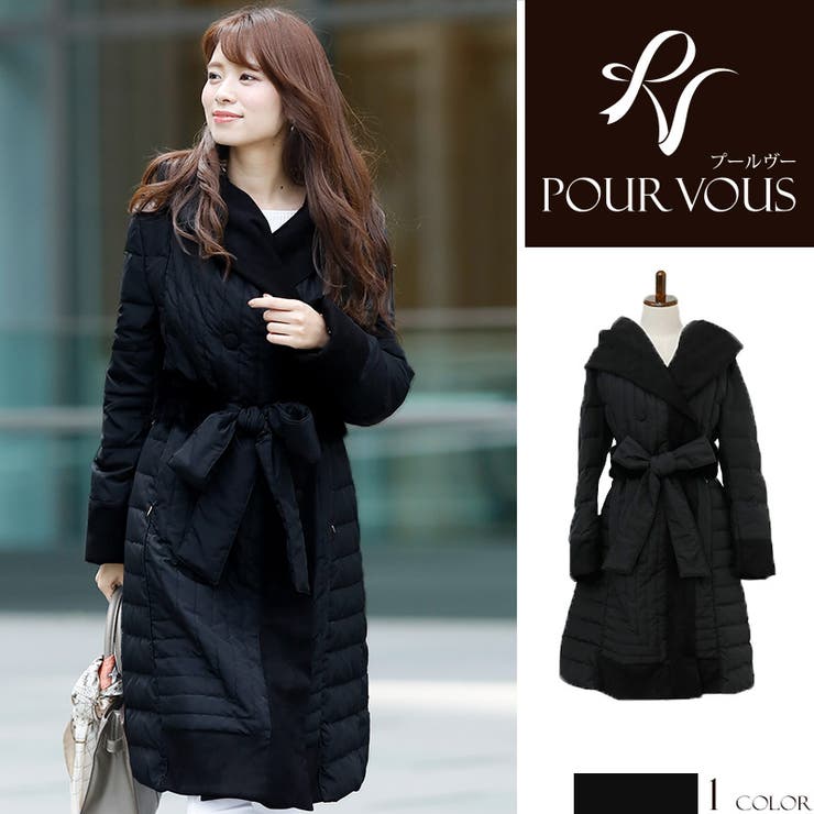 ダウンコート アウター ダウン 品番 Pv Pourvous プールヴー のレディースファッション通販 Shoplist ショップリスト
