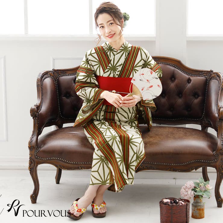 レディース レトロモダン浴衣 帯[品番：PV000002997]｜PourVous