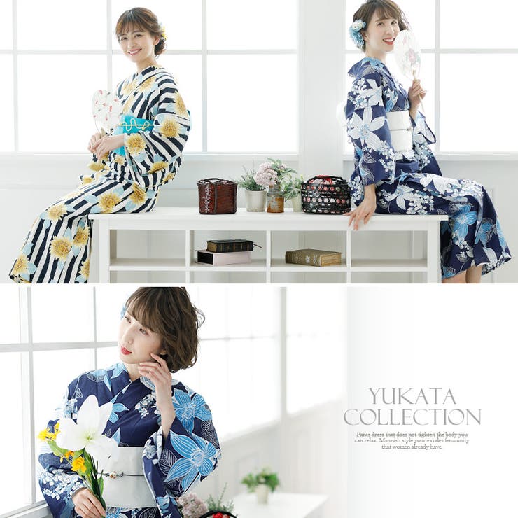 美品PourVousプールブー 大人浴衣 大人 浴衣 夏祭り[品番：PV000002972]｜PourVous（プールヴー