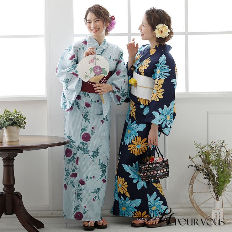 大人 浴衣 夏祭り[品番：PV000003020]｜PourVous（プールヴー）の