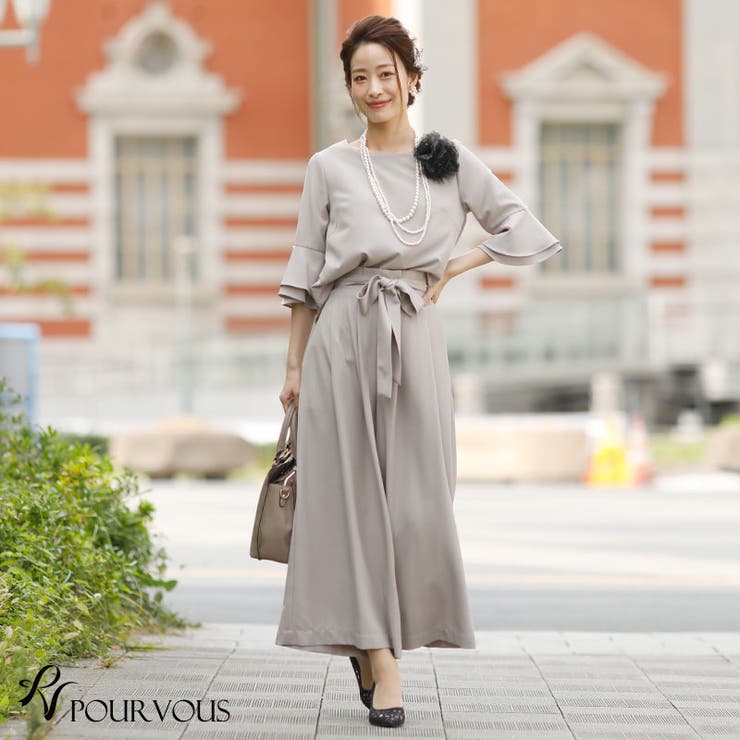 パンツドレス コンビネゾン セットアップ 品番 Pv Pourvous プールヴー のレディースファッション 通販 Shoplist ショップリスト