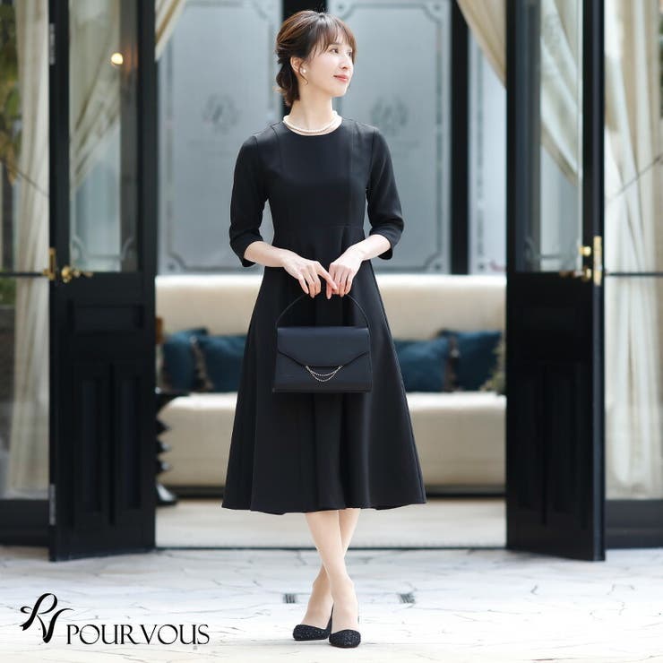 レディース ブラックフォーマル セレモニー 品番 Pv Pourvous プールヴー のレディース ファッション通販 Shoplist ショップリスト