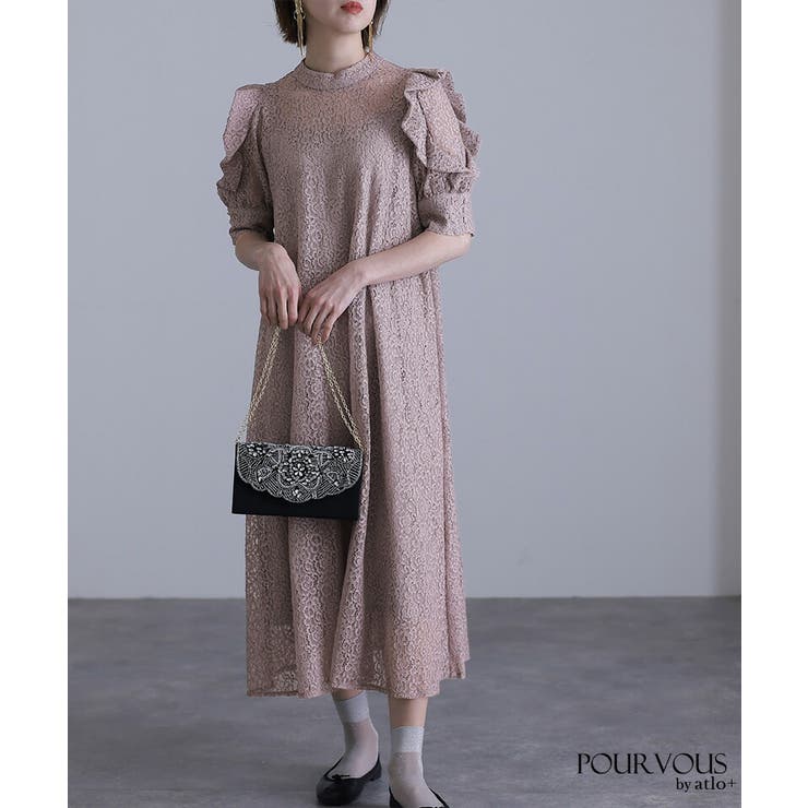 結婚式 ワンピース パーティードレス | PourVous | 詳細画像17 