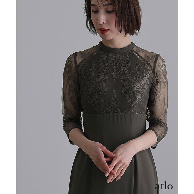 パーティードレス 結婚式 ワンピース[品番：PV000003310