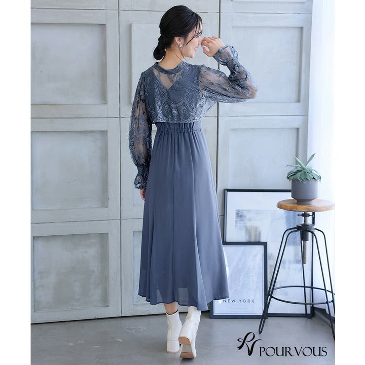 ワンピース 体型カバー フォーマルドレス | PourVous | 詳細画像12 