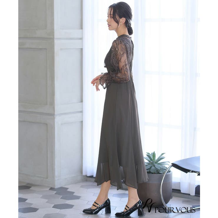 ワンピース 体型カバー フォーマルドレス | PourVous | 詳細画像19 