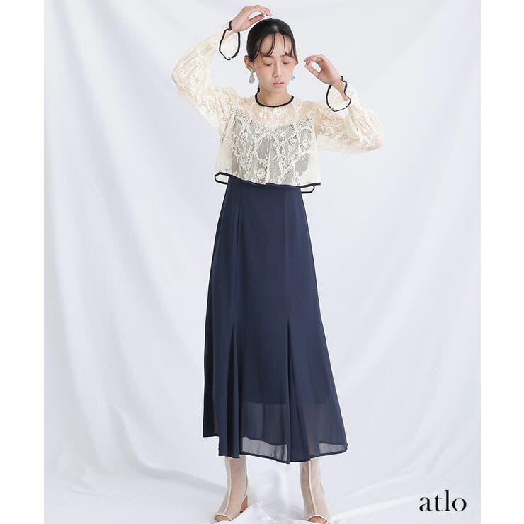 ワンピース フォーマルドレス 体型カバー | PourVous | 詳細画像14 