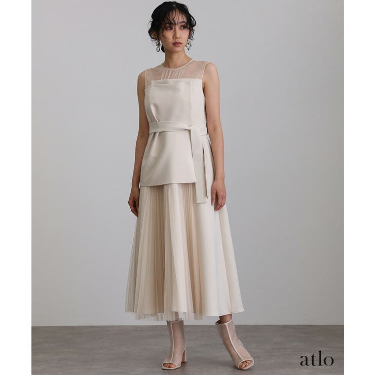 体型カバー フォーマルドレス ワンピース | PourVous | 詳細画像13 