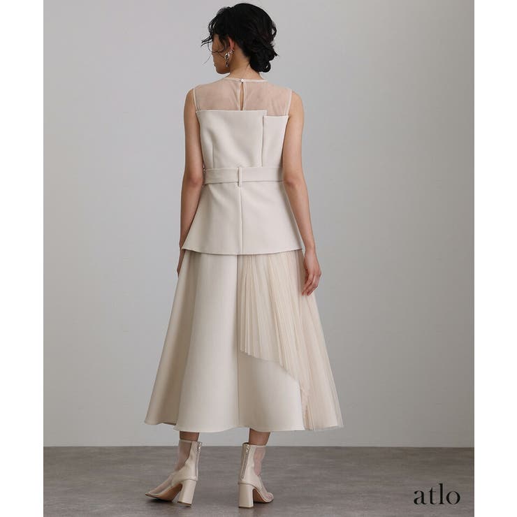 体型カバー フォーマルドレス ワンピース | PourVous | 詳細画像15 