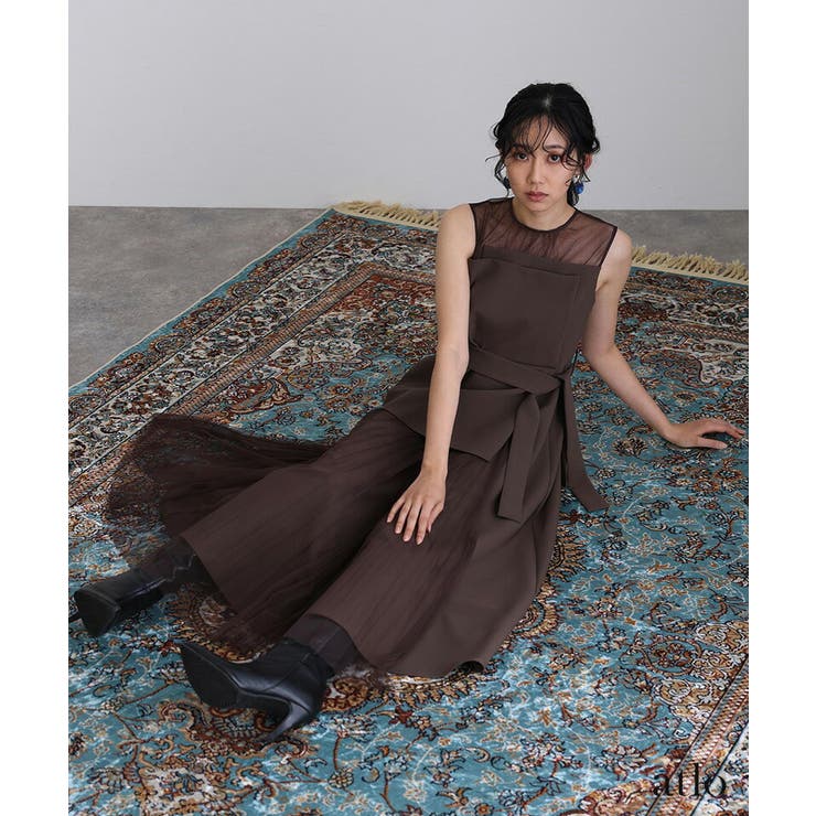 体型カバー フォーマルドレス ワンピース | PourVous | 詳細画像8 