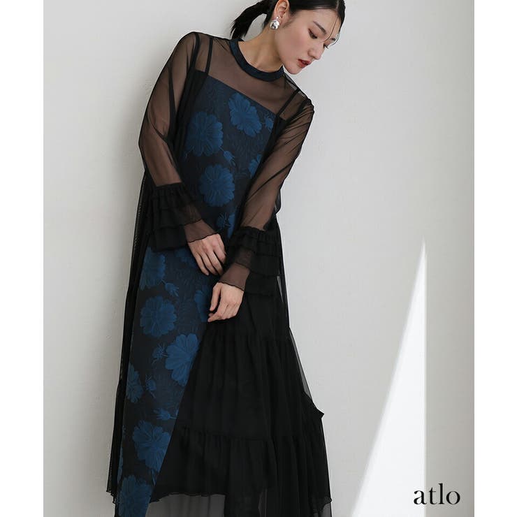 異素材ミックス シアー ジャガード | PourVous | 詳細画像10 