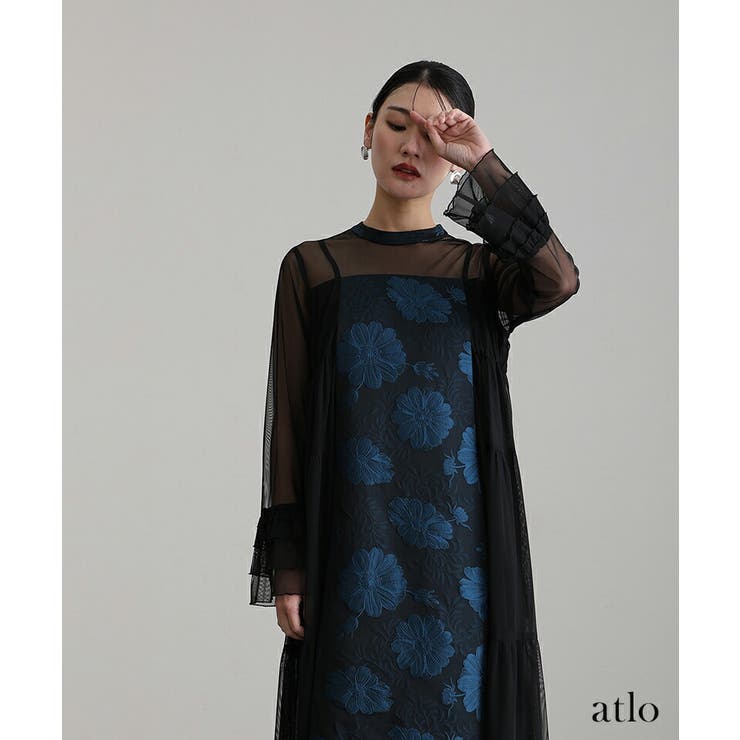 異素材ミックス シアー ジャガード | PourVous | 詳細画像11 