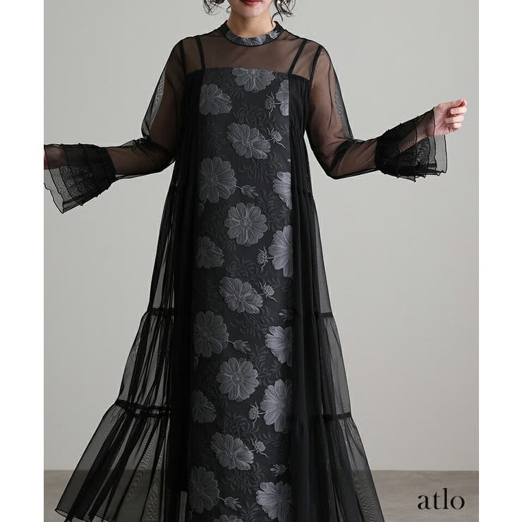 異素材ミックス シアー ジャガード | PourVous | 詳細画像13 