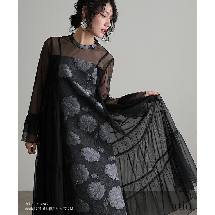 異素材ミックス シアー ジャガード | PourVous | 詳細画像4 