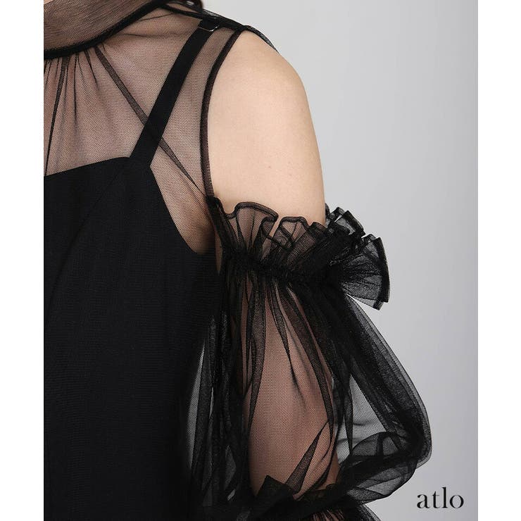 キャミワンピース チュール Aライン | PourVous | 詳細画像11 