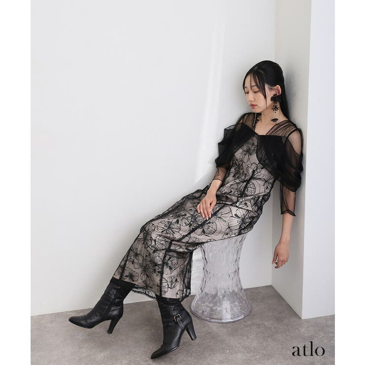 オフショルダース スパンコール ワンピース | PourVous | 詳細画像10 