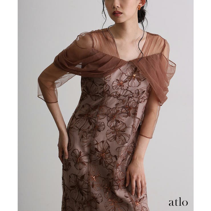 オフショルダース スパンコール ワンピース | PourVous | 詳細画像11 