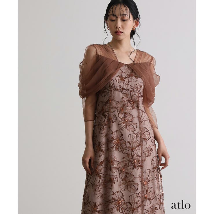 オフショルダース スパンコール ワンピース | PourVous | 詳細画像12 