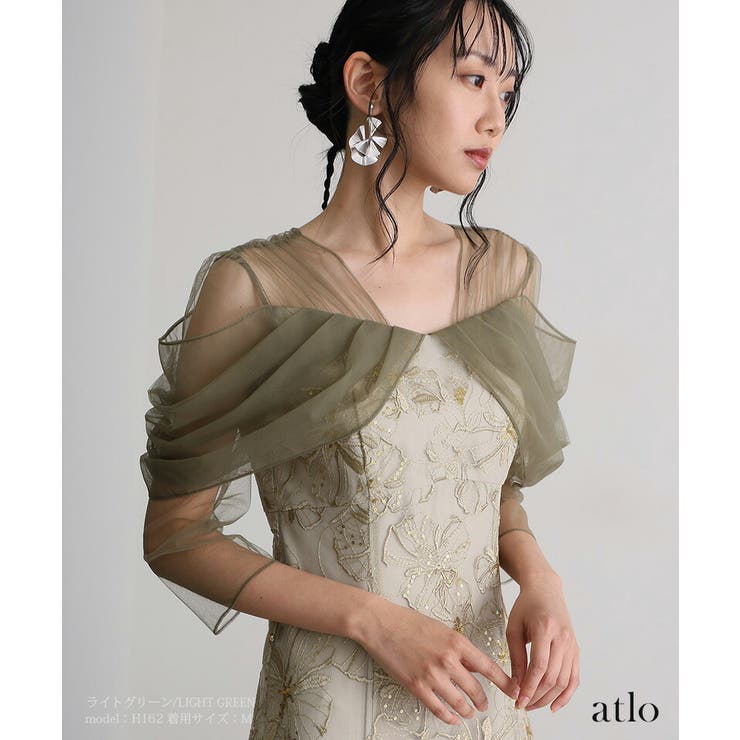 オフショルダース スパンコール ワンピース | PourVous | 詳細画像5 