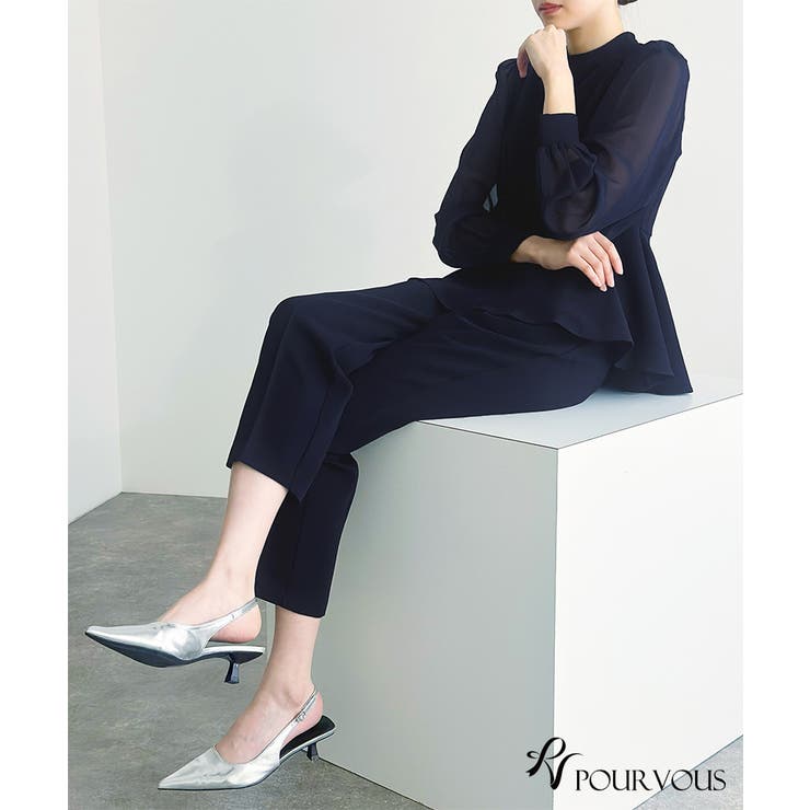パンツドレス 結婚式 セットアップ | PourVous | 詳細画像11 