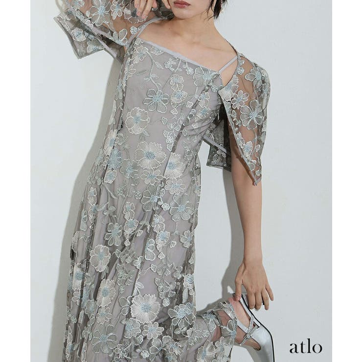 刺繍 2点セット ワンピース | PourVous | 詳細画像14 