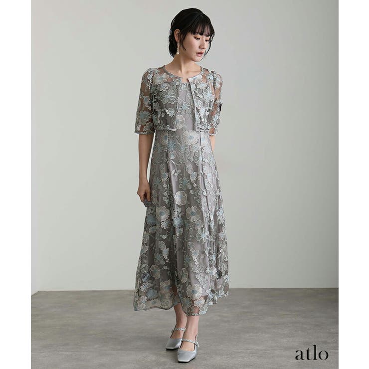 刺繍 2点セット ワンピース | PourVous | 詳細画像17 