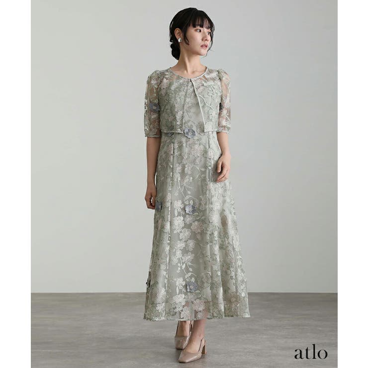 刺繍 2点セット ワンピース | PourVous | 詳細画像9 