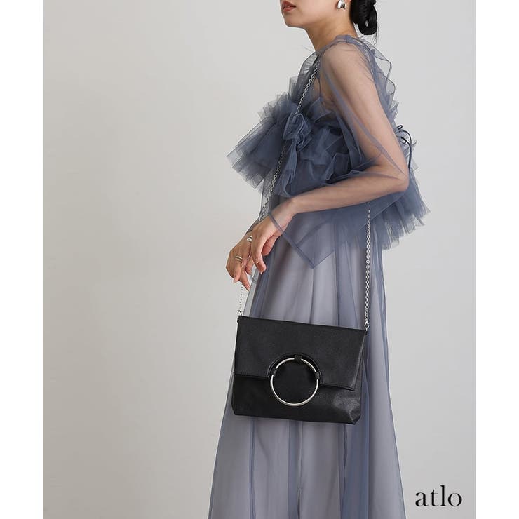 ラメ ショルダーバッグ トートバッグ | PourVous | 詳細画像9 