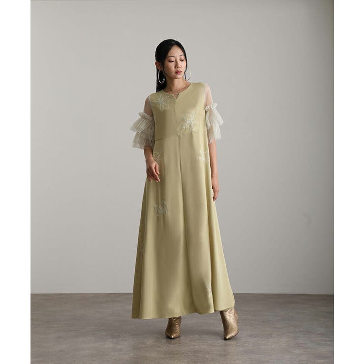 オケージョン ワンピース チュール | PourVous | 詳細画像11 