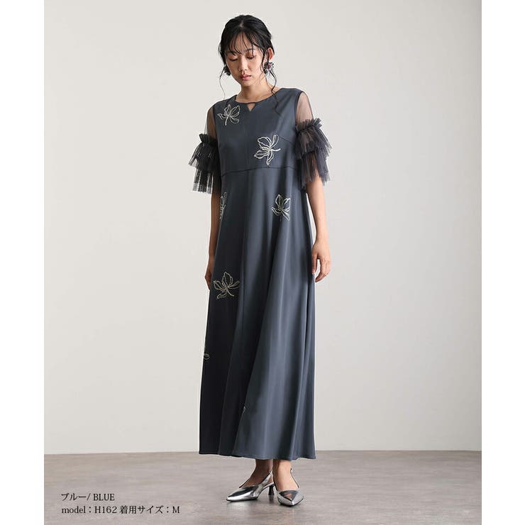 オケージョン ワンピース チュール | PourVous | 詳細画像3 