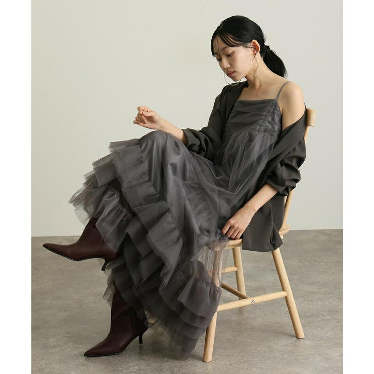 ボリューム チュール ジャケットセット | PourVous | 詳細画像11 