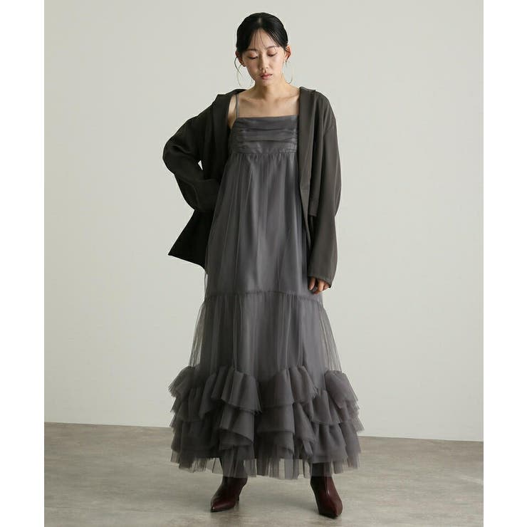 ボリューム チュール ジャケットセット | PourVous | 詳細画像13 