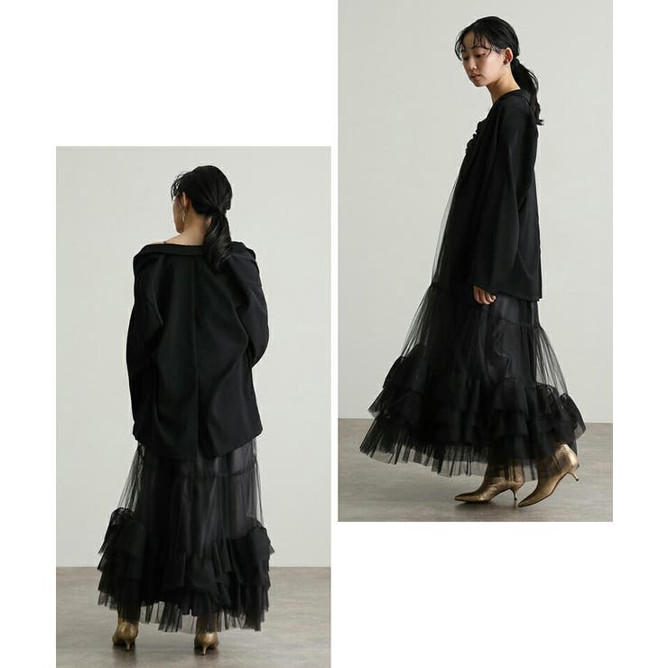 ボリューム チュール ジャケットセット | PourVous | 詳細画像6 