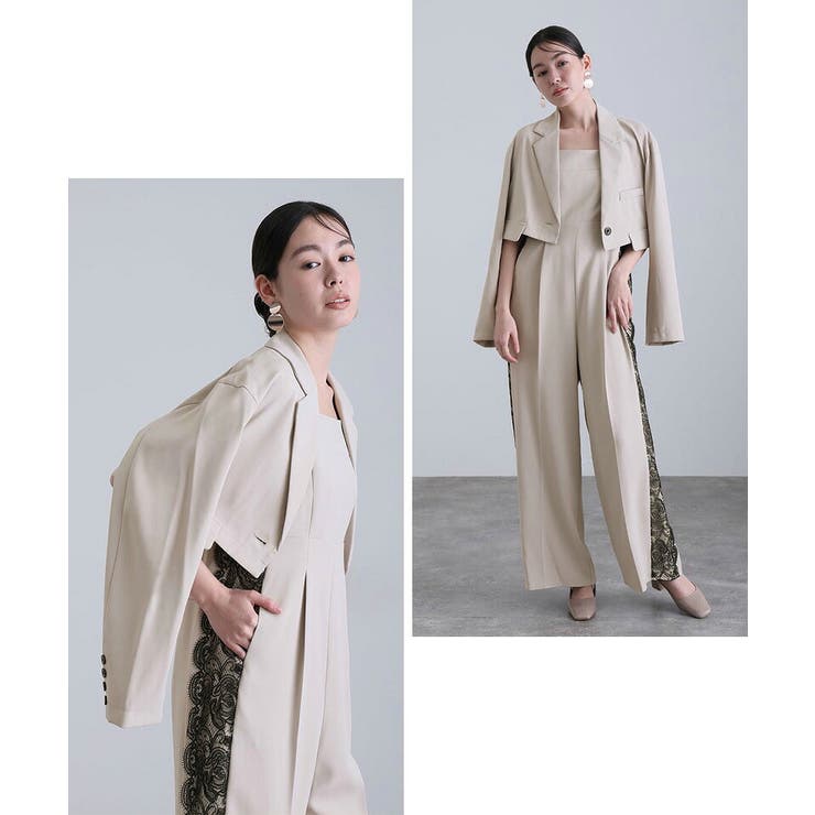 サイドレース 結婚式 オールインワン | PourVous | 詳細画像12 