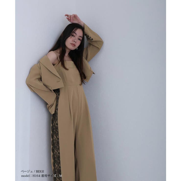 サイドレース 結婚式 オールインワン | PourVous | 詳細画像2 