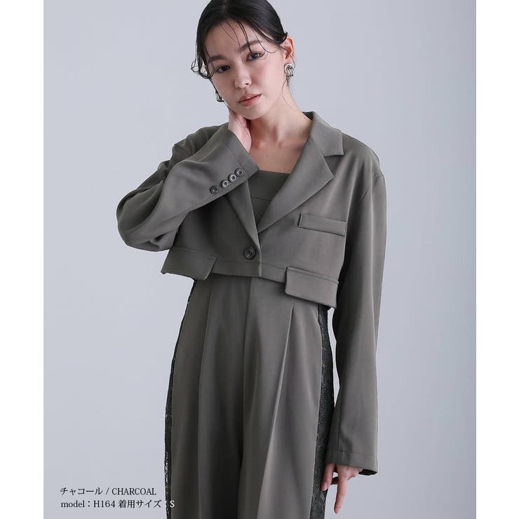 サイドレース 結婚式 オールインワン | PourVous | 詳細画像3 