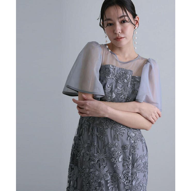 ヴィンテージ レース フレアドレス | PourVous | 詳細画像11 