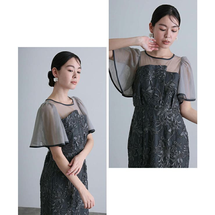 ヴィンテージ レース フレアドレス | PourVous | 詳細画像6 