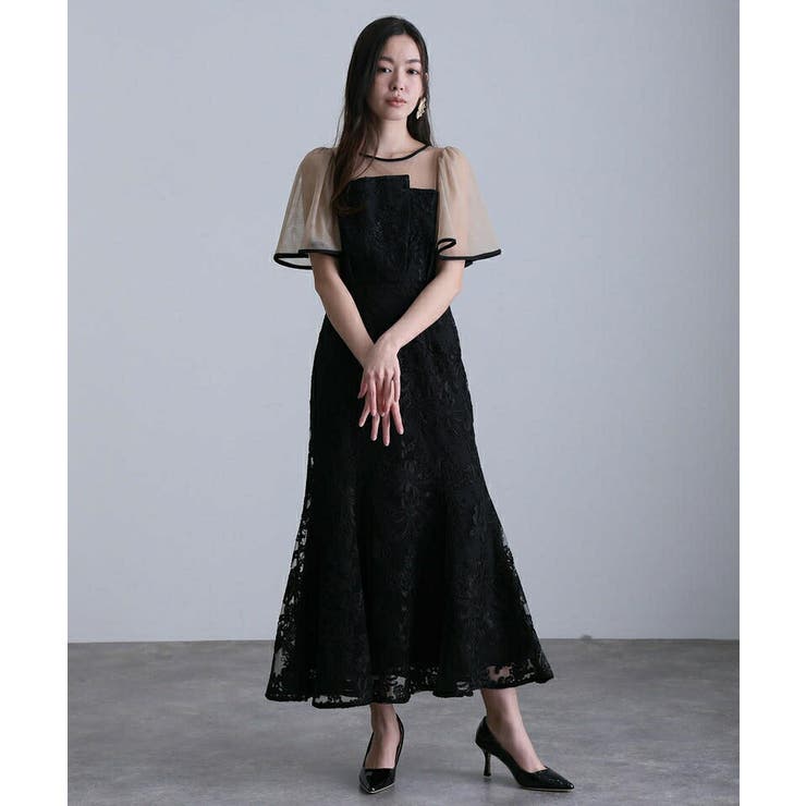 ヴィンテージ レース フレアドレス | PourVous | 詳細画像8 