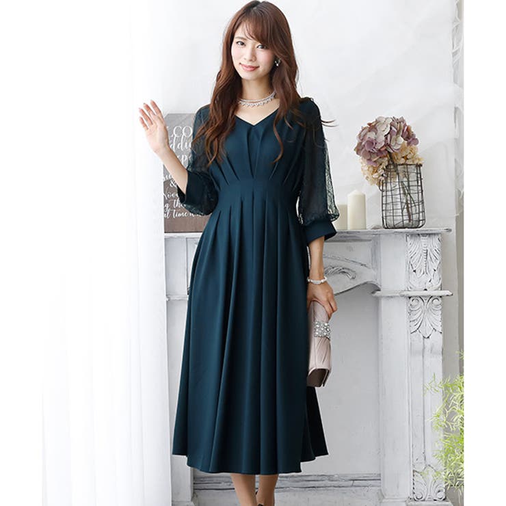 結婚式 ワンピース パーティードレス 品番 Pv Pourvous プールヴー のレディースファッション通販 Shoplist ショップリスト